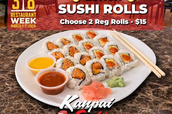 Kanpai Sushi & Hibachi - 318 Restaurant Week Dining Deals