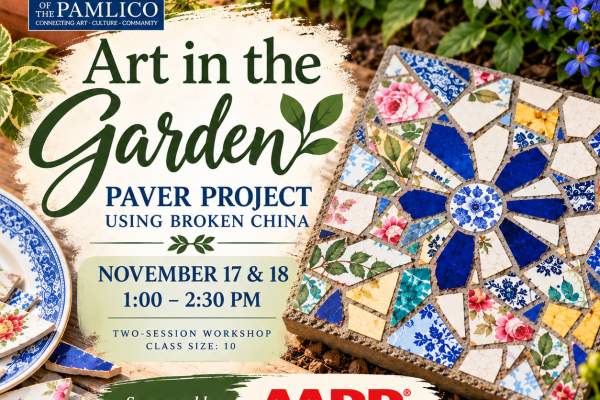 Art in the Garden: Paver Project using Broken China