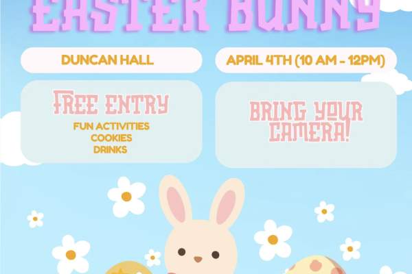 Meet the Easter Bunny at Duncan Hall