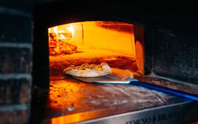 Wood-fired Pizza Oven at Bella Fuoco