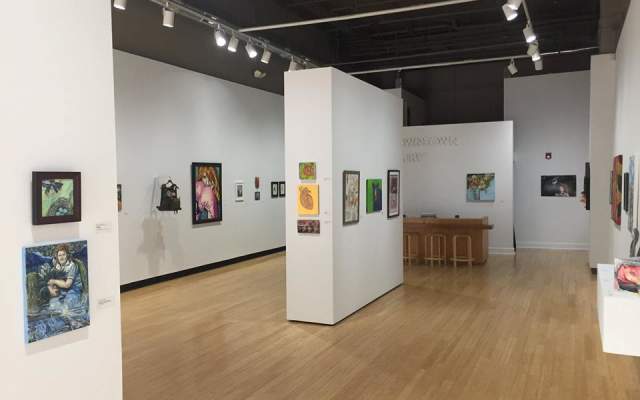 The University of Tennessee Downtown Gallery changes its exhibitions every month on the First Friday.