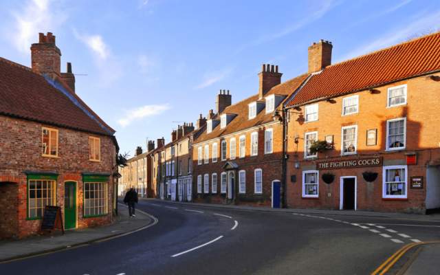 A row of houses in Horncastle