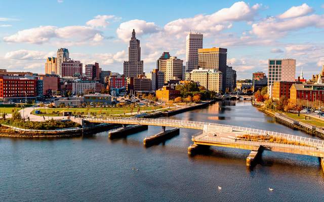 Providence Skyline with Bridge