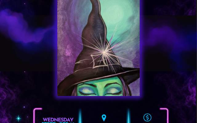 Witches' Night Out - Black Light Painting & Trivia