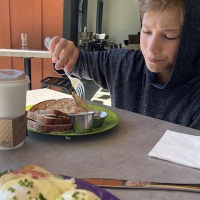 Gluten-free French toast at Social Eats Project, Oneonta NY