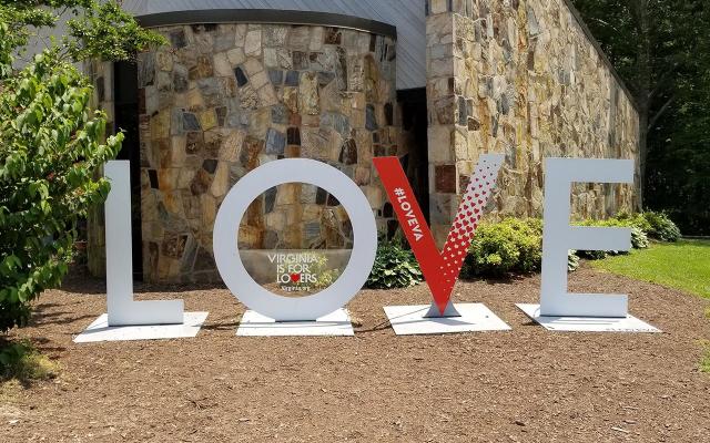 LOVEwork at Virginia Welcome Center in Lambsburg