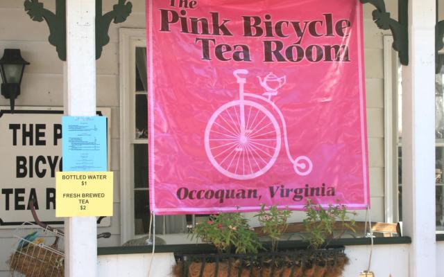 Pink online bicycle tea