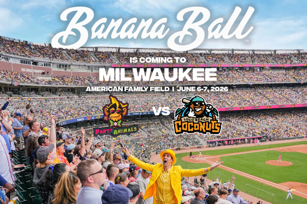 Banana Ball Returns to Milwaukee: Party Animals Set for 2026 Games at American Family Field