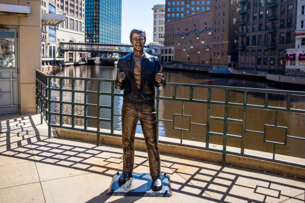 Celebrating the Impact of Sports Tourism with Bronze Fonze Bobblehead Scavenger Hunt