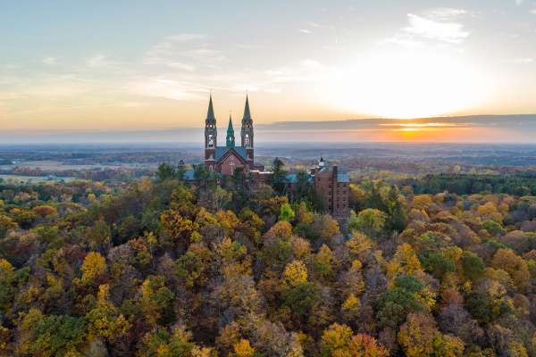 The Basilica and National Shrine of Mary Help of Christians at Holy Hill