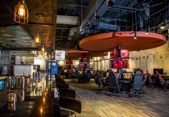 Inside Battle & Brew, Atlanta/Sandy Springs Gaming Bar