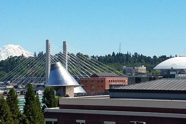 View from Tacoma Art Museum balcony