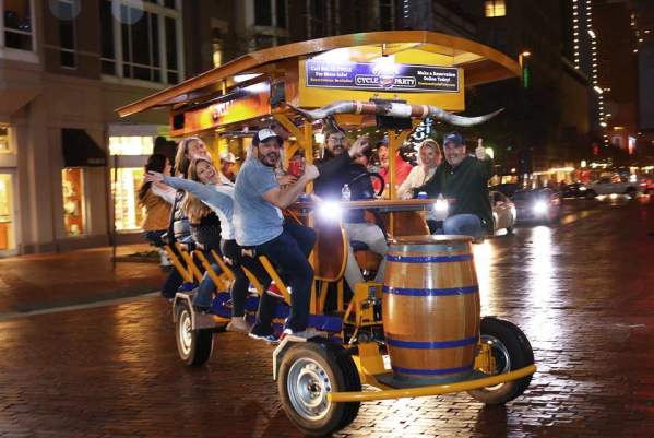 BYOB Cowtown Cycle Party for 6-16 Pedalers