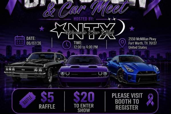 NTX Women's Car Club Charity Car Show
