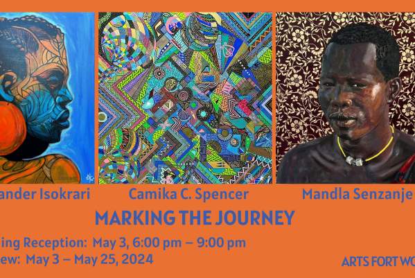 Marking the Journey: Artwork by Alexander Isokrari, Mandla Senzanje, and Camika C. Spencer