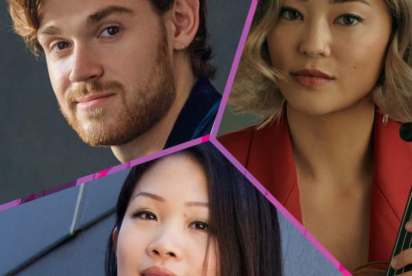 Cliburn Concerts: Simone Porter, violin + Blake Pouliot, violin + Hsin-I Huang, piano