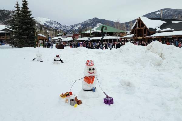 Snowman at Winter Carnival