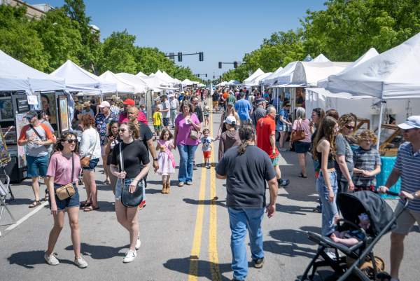 Street view of 2023 Arts Festival