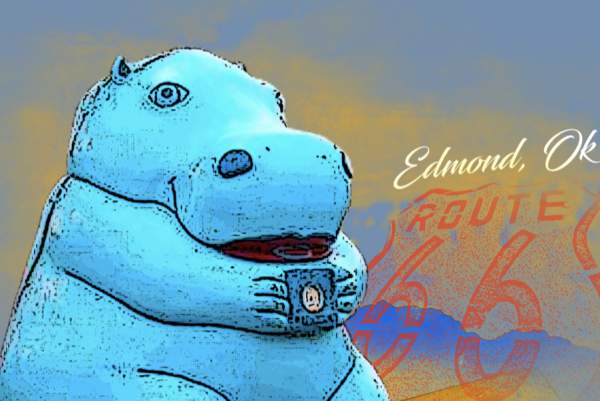 Happy, The Blue Hippo