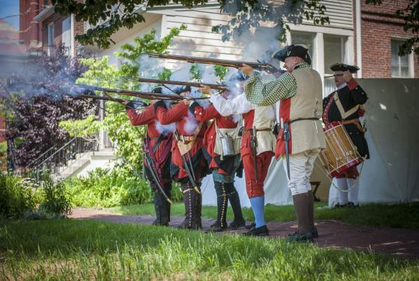 Reenactments During the Heritage Days Festival