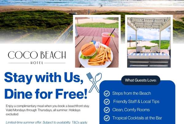 Book a Stay, Your Meal’s On Us!