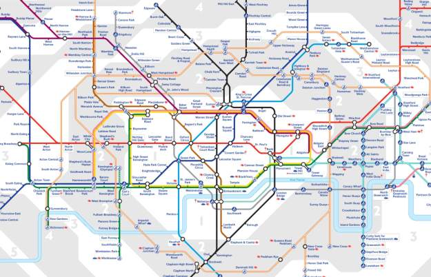 London Underground TFL Tube Map