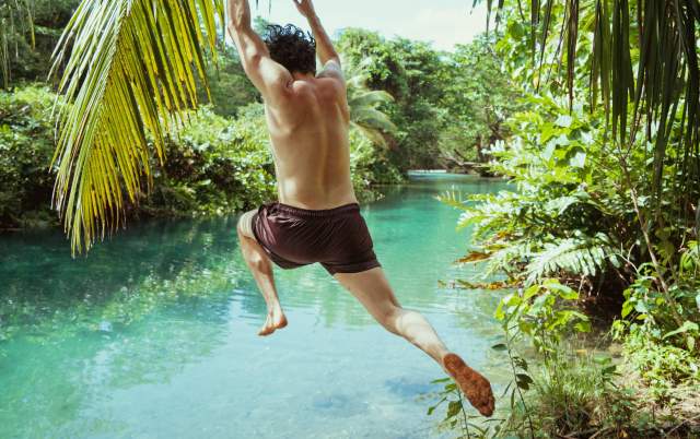 River jump