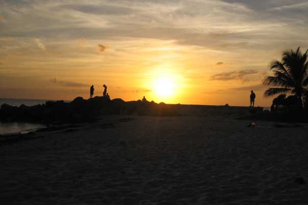 Sunset at Key West's Fort Zachary Taylor Historic State Park