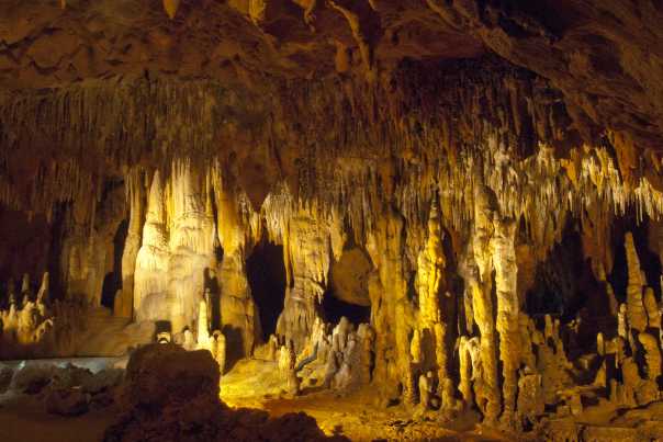 Intriguing formations are part of Mother Natures handiwork in caves at Florida Caverns State Park.