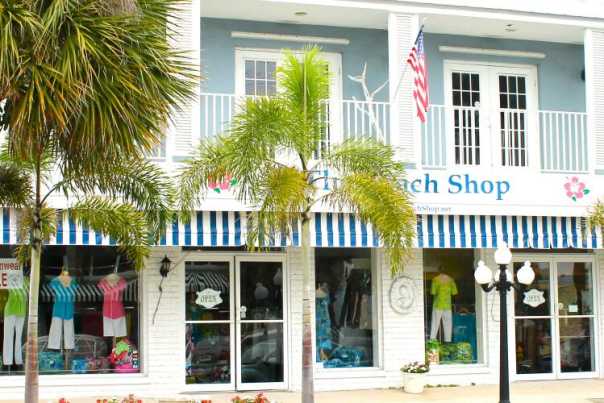 Beach Shop in the Vero Beach Main Street shopping area