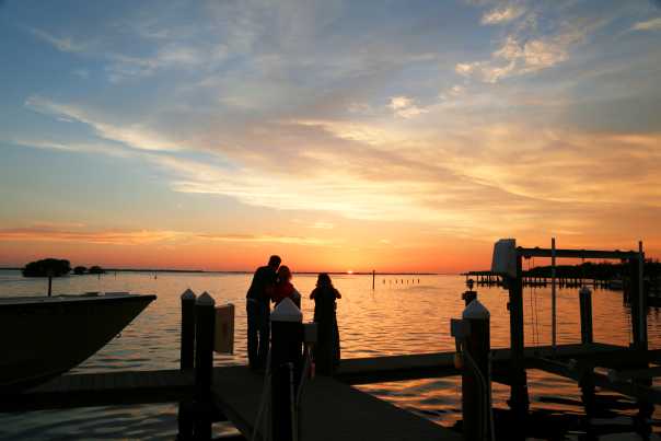 Cabbage Key - sunset from the dock