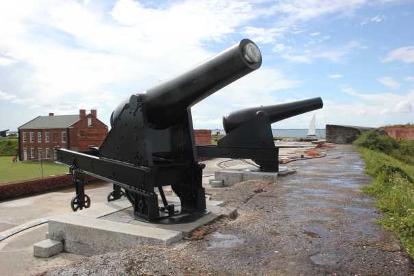 cannons at Fort Clinch State Park