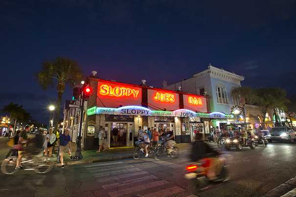 Sloppy Joe’s Bar is inextricably linked with Key West’s most famous resident writer, Ernest Hemingway, and a band of colorful characters; it remains an authentic slice of Old Town.