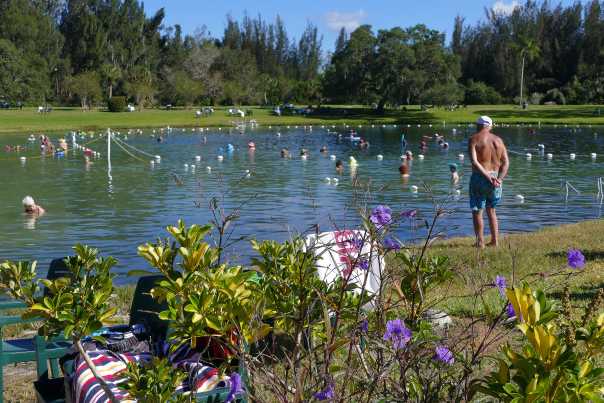 The historic Warm Mineral Springs, North Port, FL., maintain a temperature of 85 degrees year round and contains 51 minerals which people claim have healing powers.