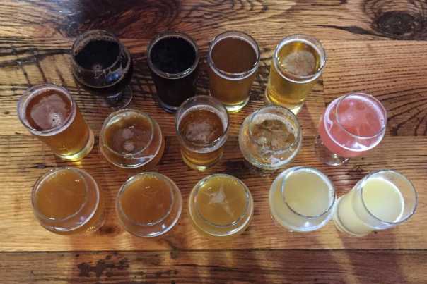 Florida bars - selection of craft beers