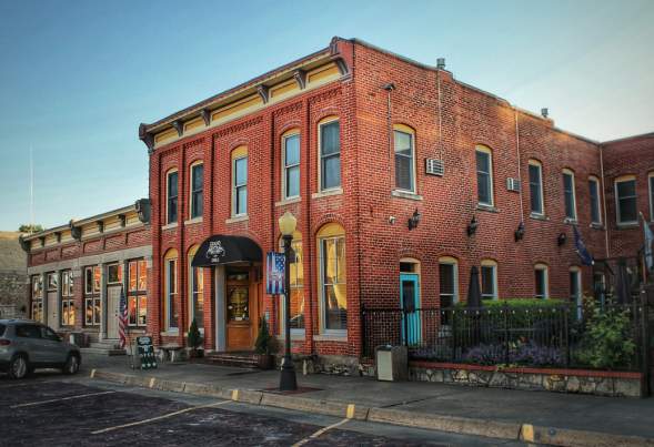 brick hotel on main street