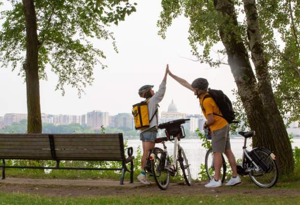 Biking - Madison in the Media page