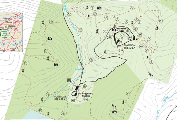 King's Gap Environmental Education Center Map