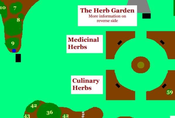Kings Gap Garden Map