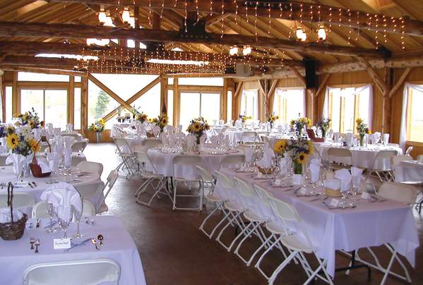 Wedding reception tables