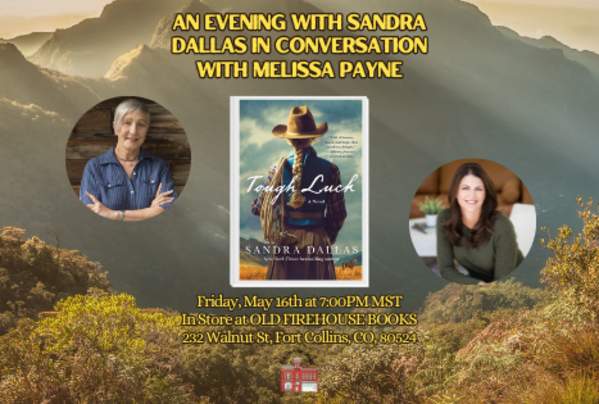 An Evening with Sandra Dallas in conversation with Melissa Payne