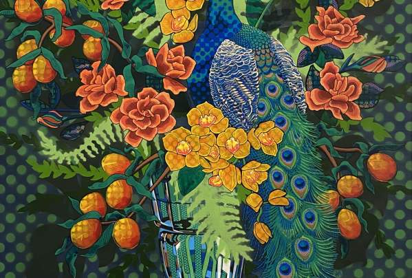 Artist Marjorie Braverman at Bath Garden Center