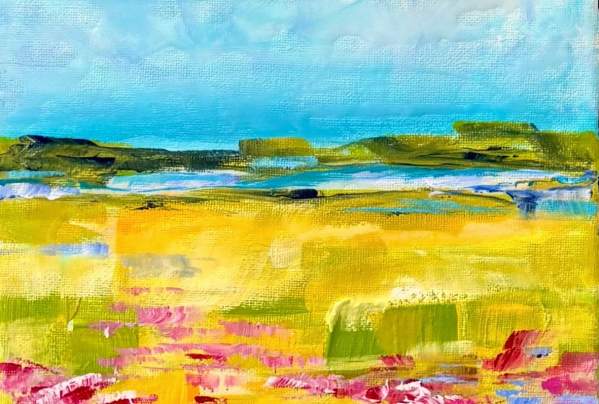 Abstract Landscape Art Class
