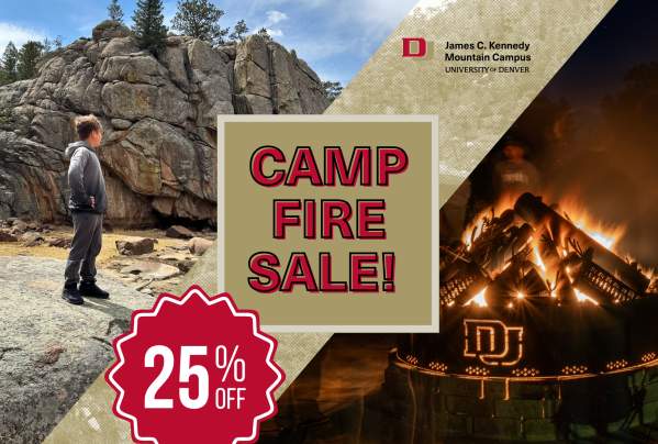 Camp Fire Sale! 25% Off Summer Camp