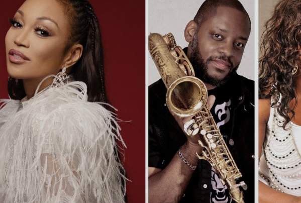 Chanté Moore and Jackiem Joyner with Althea Rene - Champagne Jazz Series