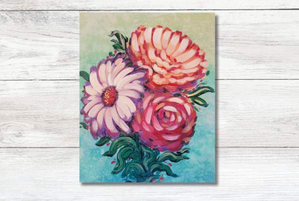 A Bouquet for the Bees Paint and Sip Event