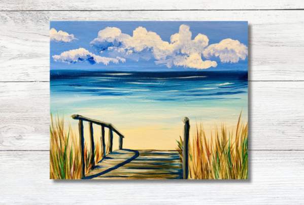 A Perfect Beach Day - Paint and Sip