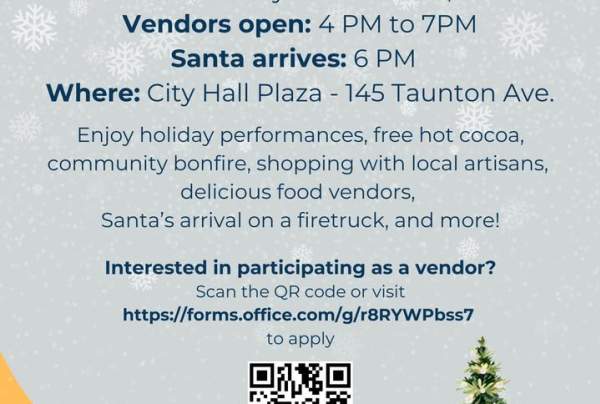 City of East Providence Annual Tree Lighting Festival