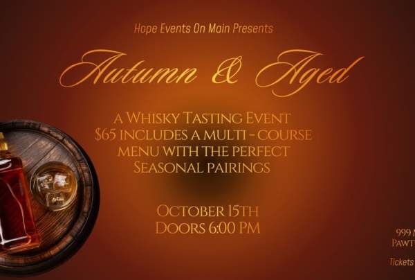 Autumn and Aged: A Whisky Tasting Event