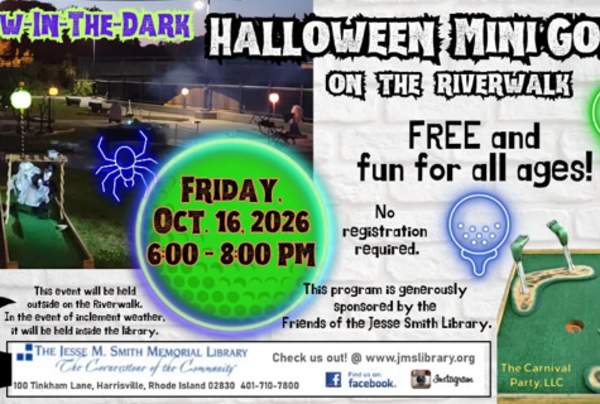 Glow-In-The-Dark Halloween Mini Golf